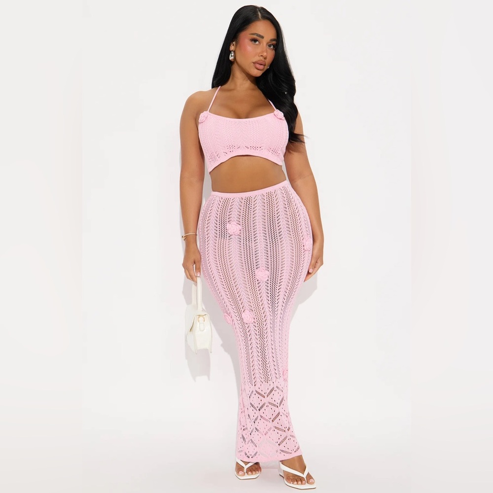 Garden of Eden Crochet Skirt Set